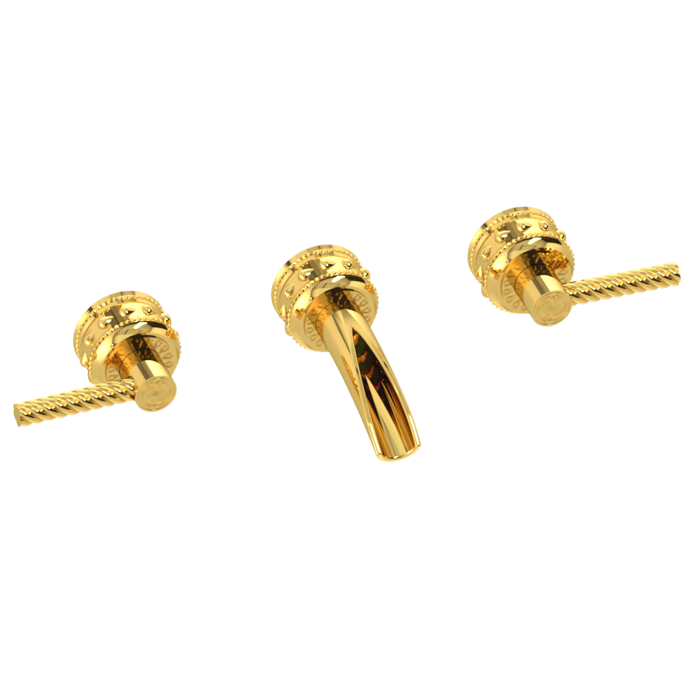 Eternity Grand Lever Waterfall Wall Mount Faucet Set