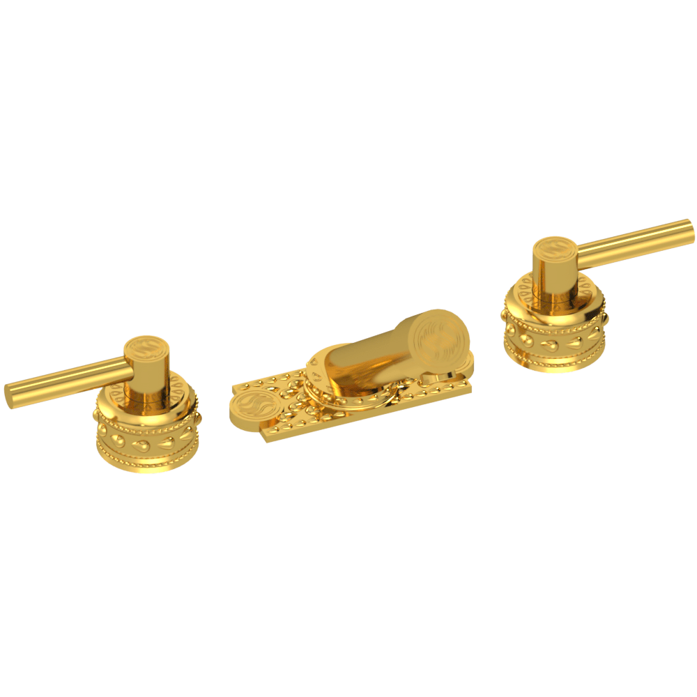 Purity Grand Lever Signature Deck Mount Faucet Set With Plate