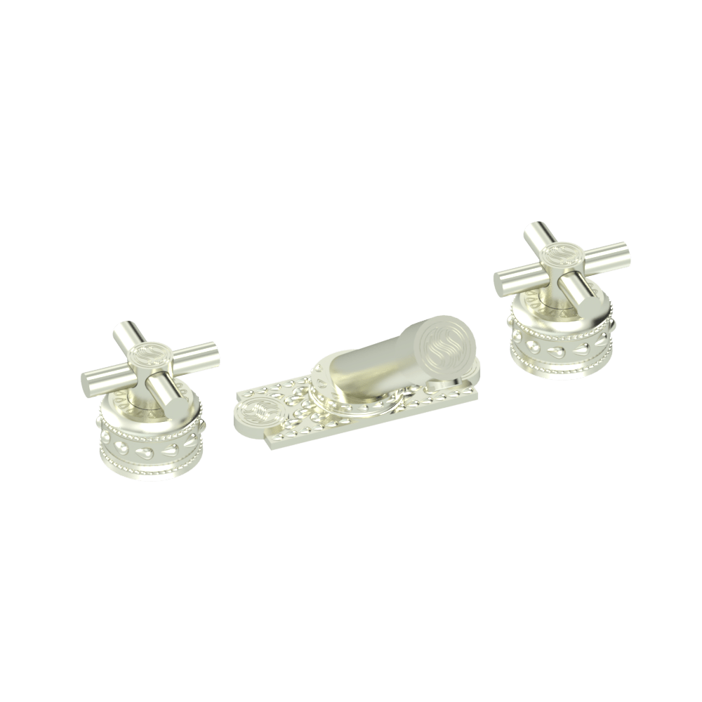 Purity Grand Quatro Signature Deck Mount Faucet Set With Plate