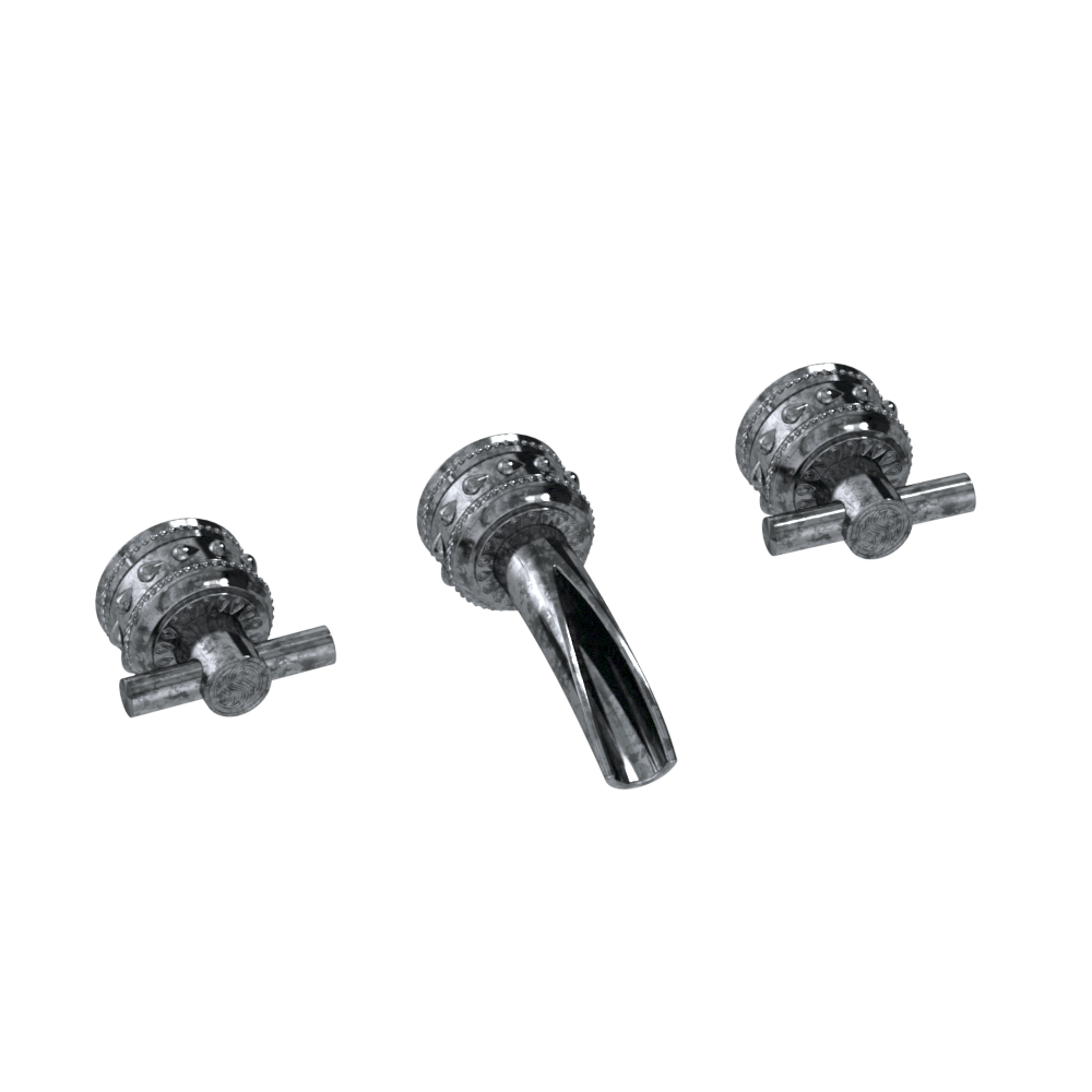 Purity Grand Duo Waterfall Wall Mount Faucet Set