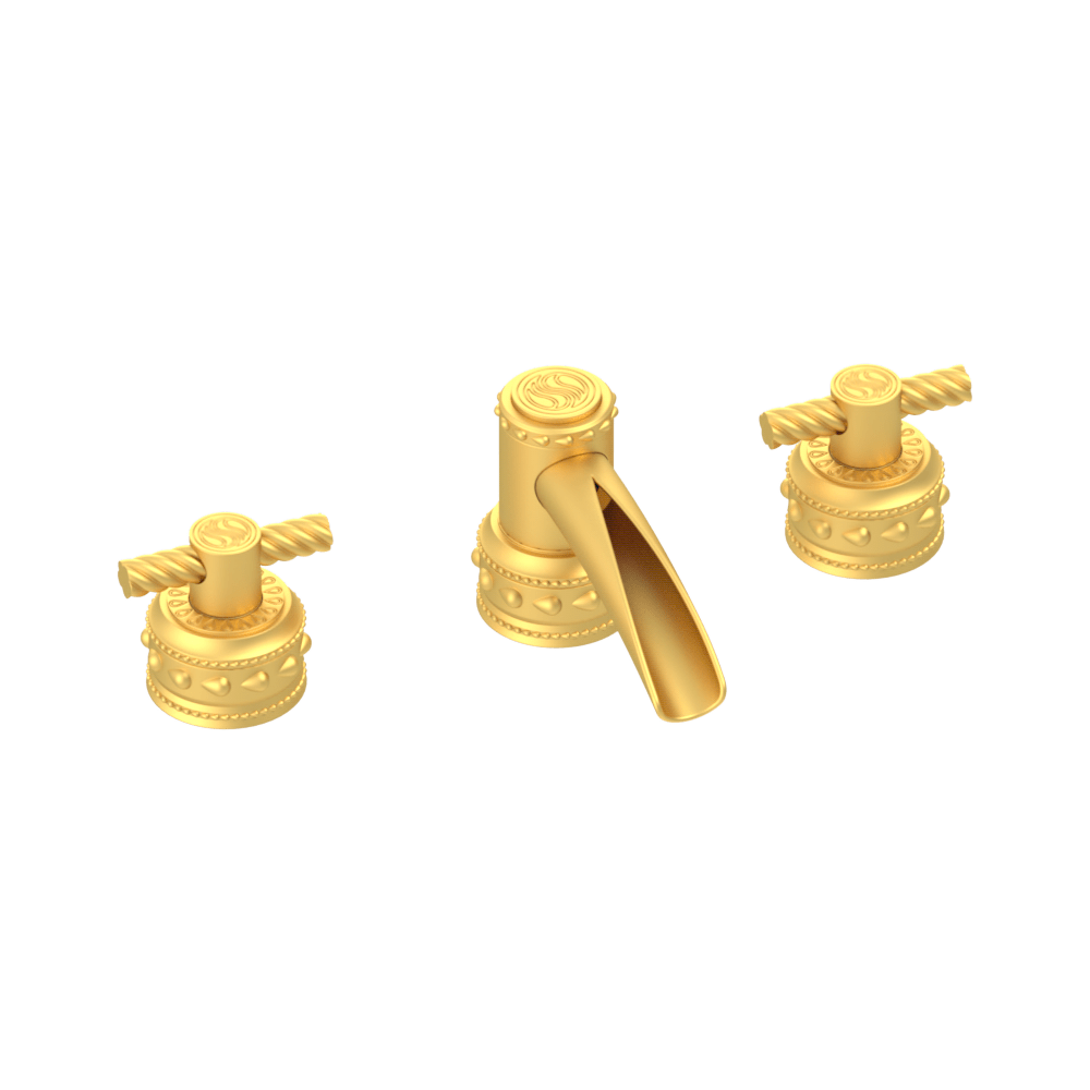 Eternity Grand Duo Waterfall Deck Mount Faucet Set