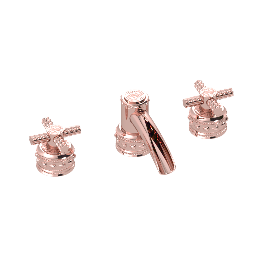 Eternity Grand Quatro Waterfall Deck Mount Faucet Set