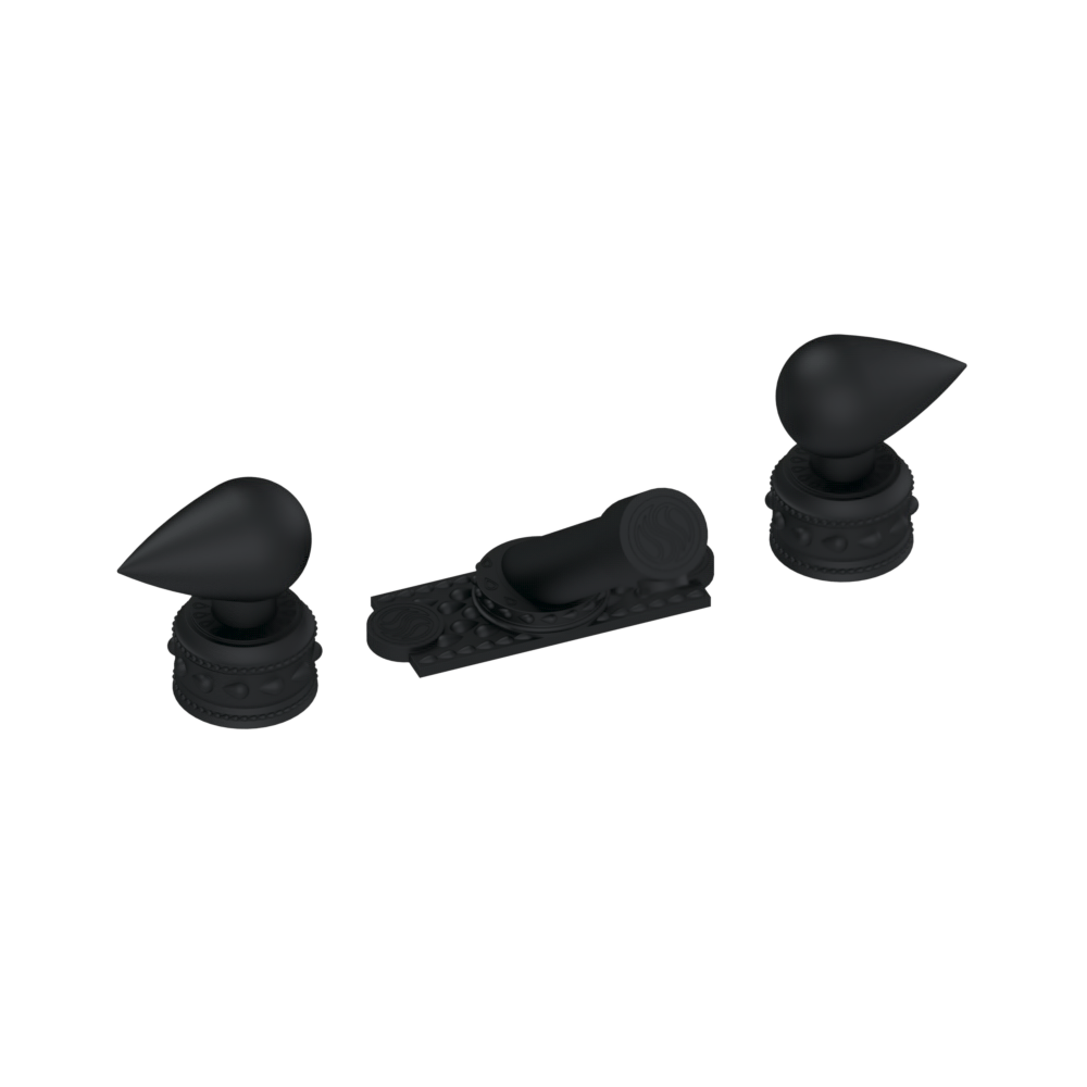 Serenity Grand Drop Waterfall Deck Mount Faucet Set With Plate