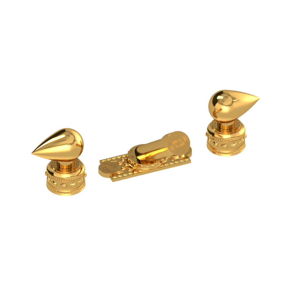 Serenity Grand Deck Tub Faucet with Signature Plate