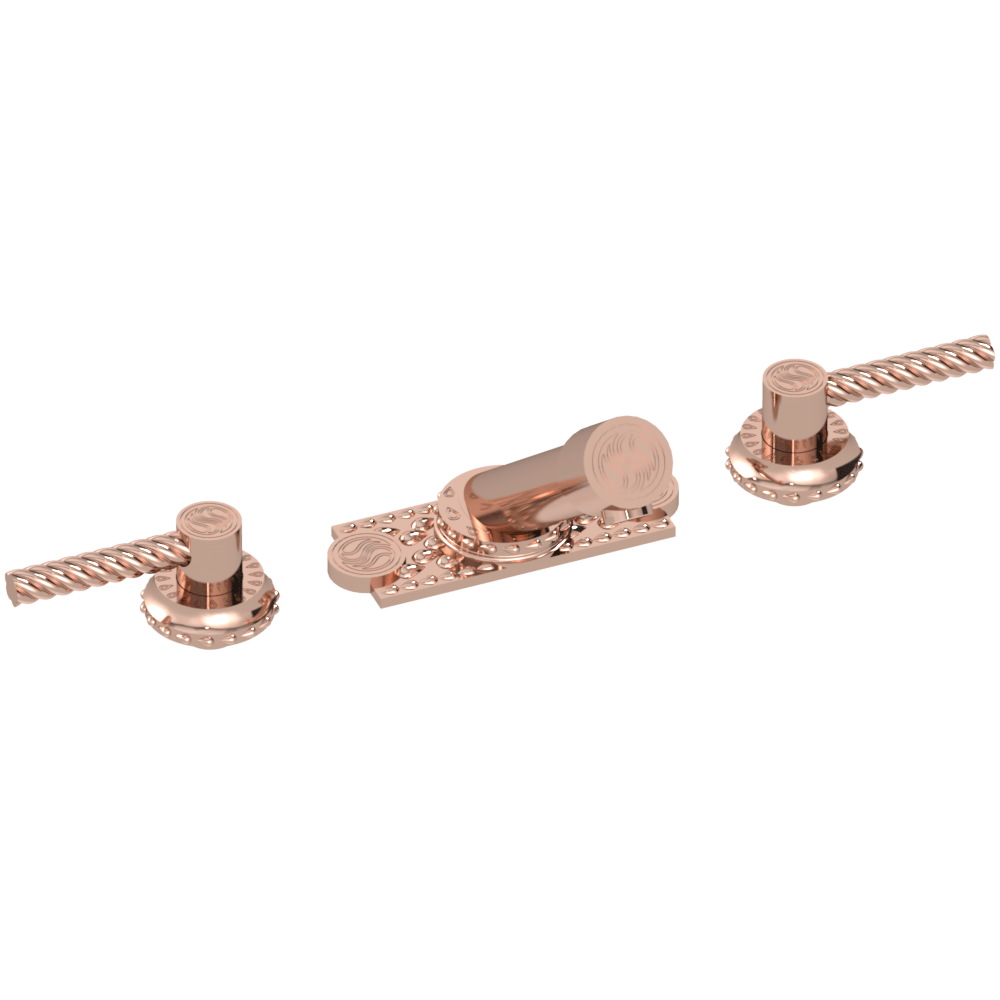 Eternity Classic Lever Signature Deck Mount Faucet Set With Plate