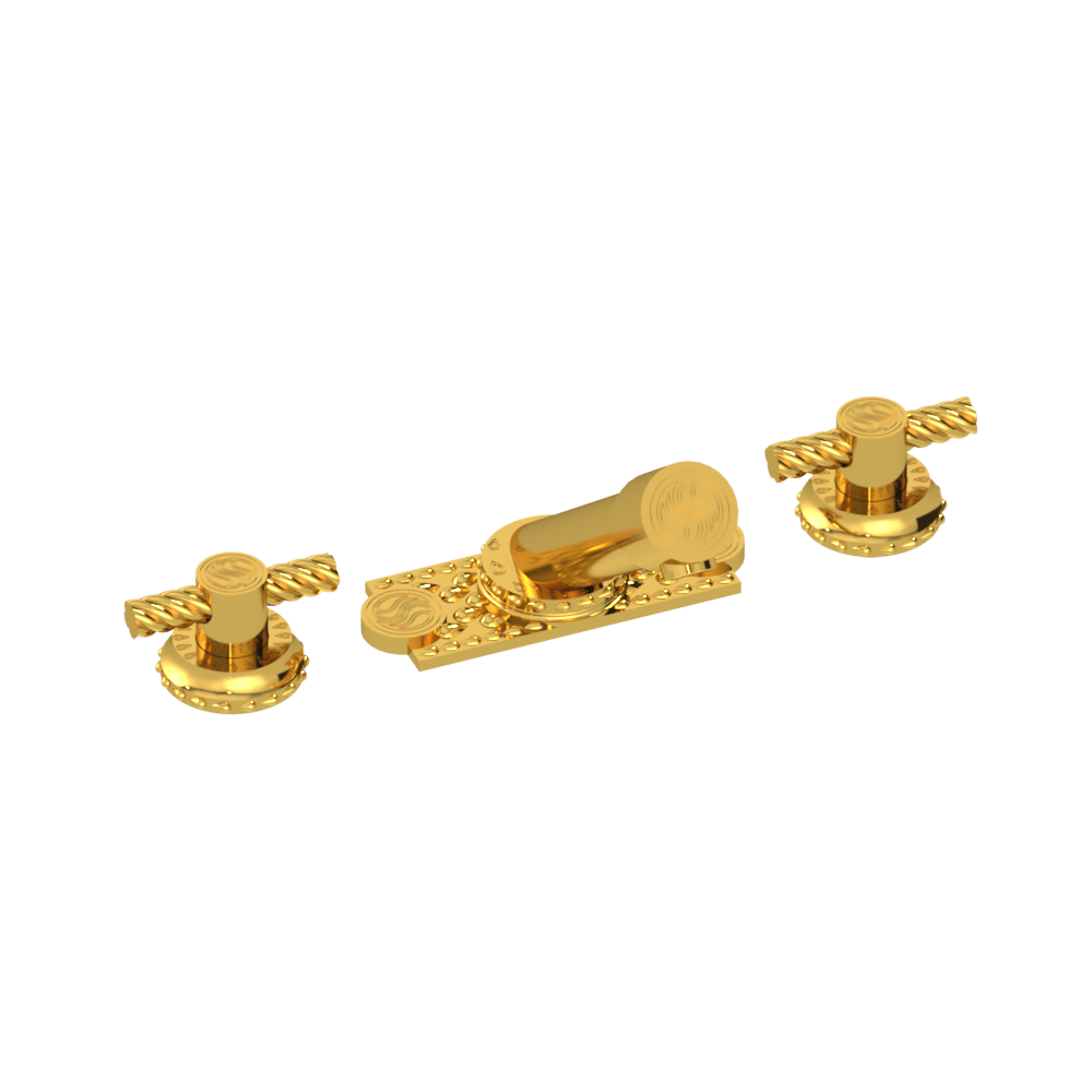 Eternity Classic Duo Signature Deck Mount Faucet Set With Plate