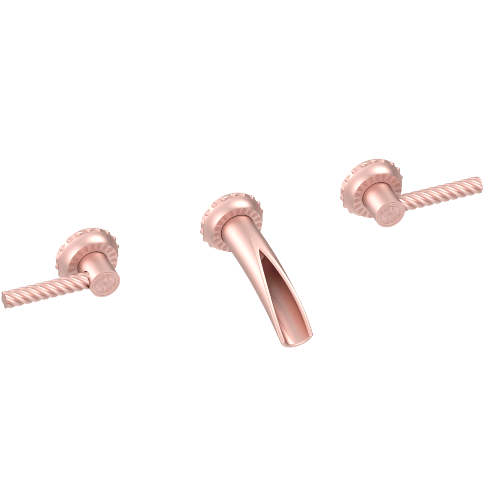 Eternity Classic Lever Waterfall Wall Mount Faucet Set