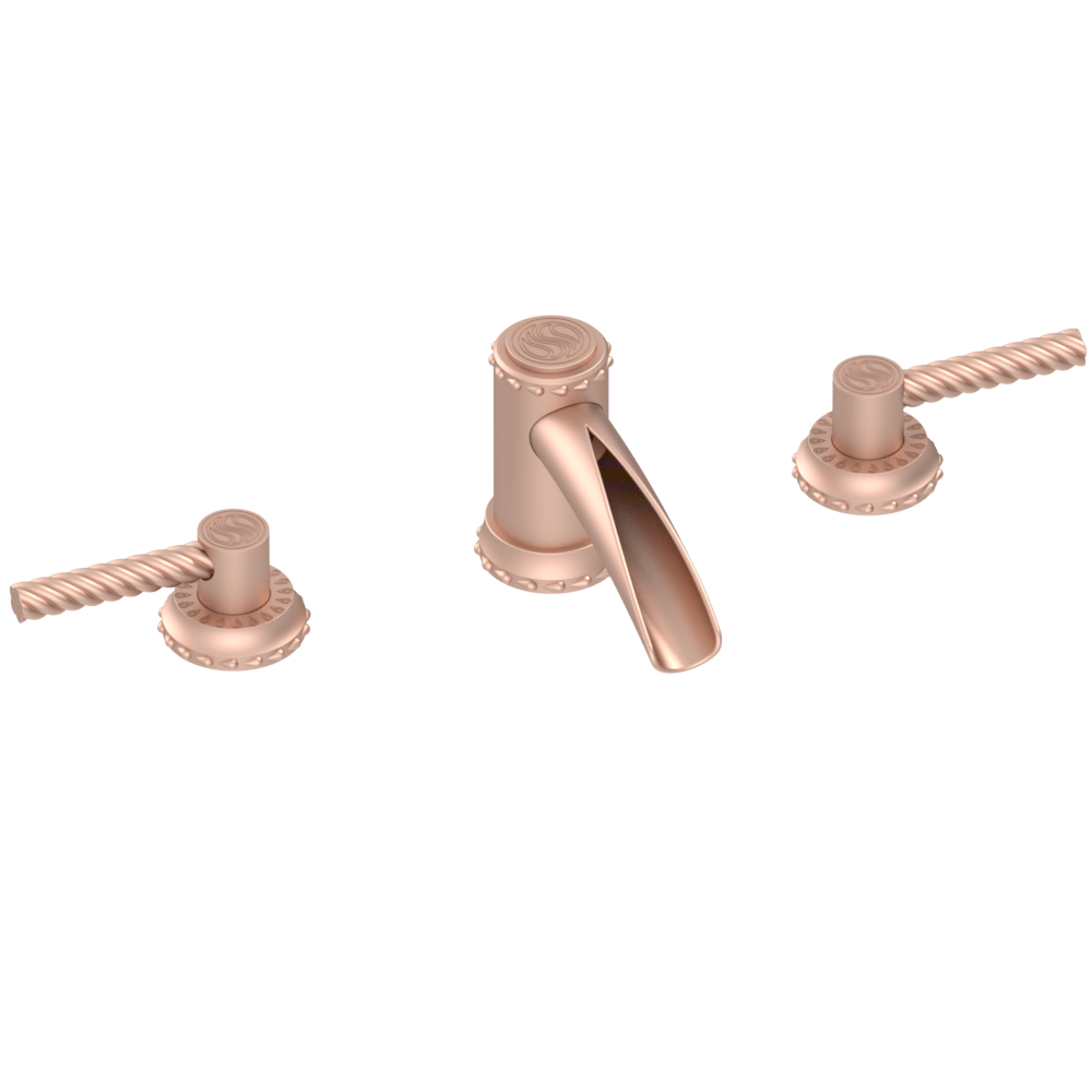 Eternity Classic Lever Waterfall Deck Mount Faucet Set