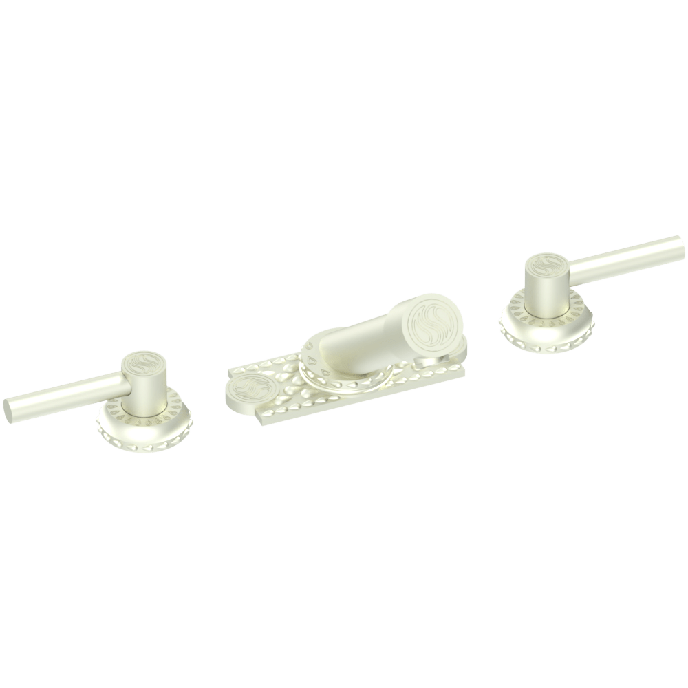 Purity Classic Lever Signature Deck Mount Faucet Set With Plate
