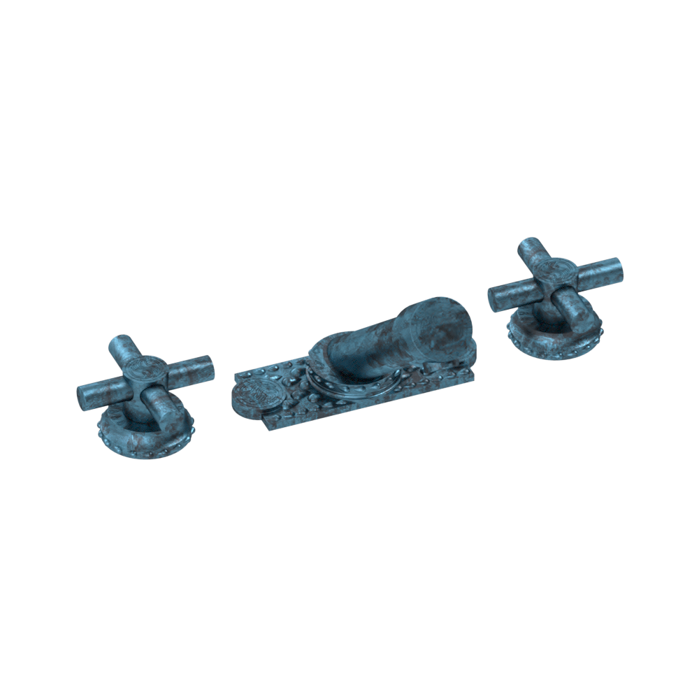 Purity Classic Quatro Signature Deck Mount Faucet Set With Plate