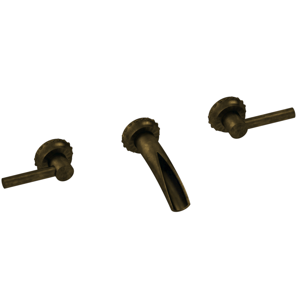 Purity Classic Lever Waterfall Wall Mount Faucet Set