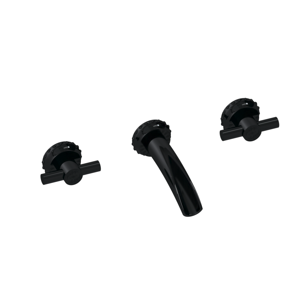 Purity Classic Duo Waterfall Wall Mount Faucet Set