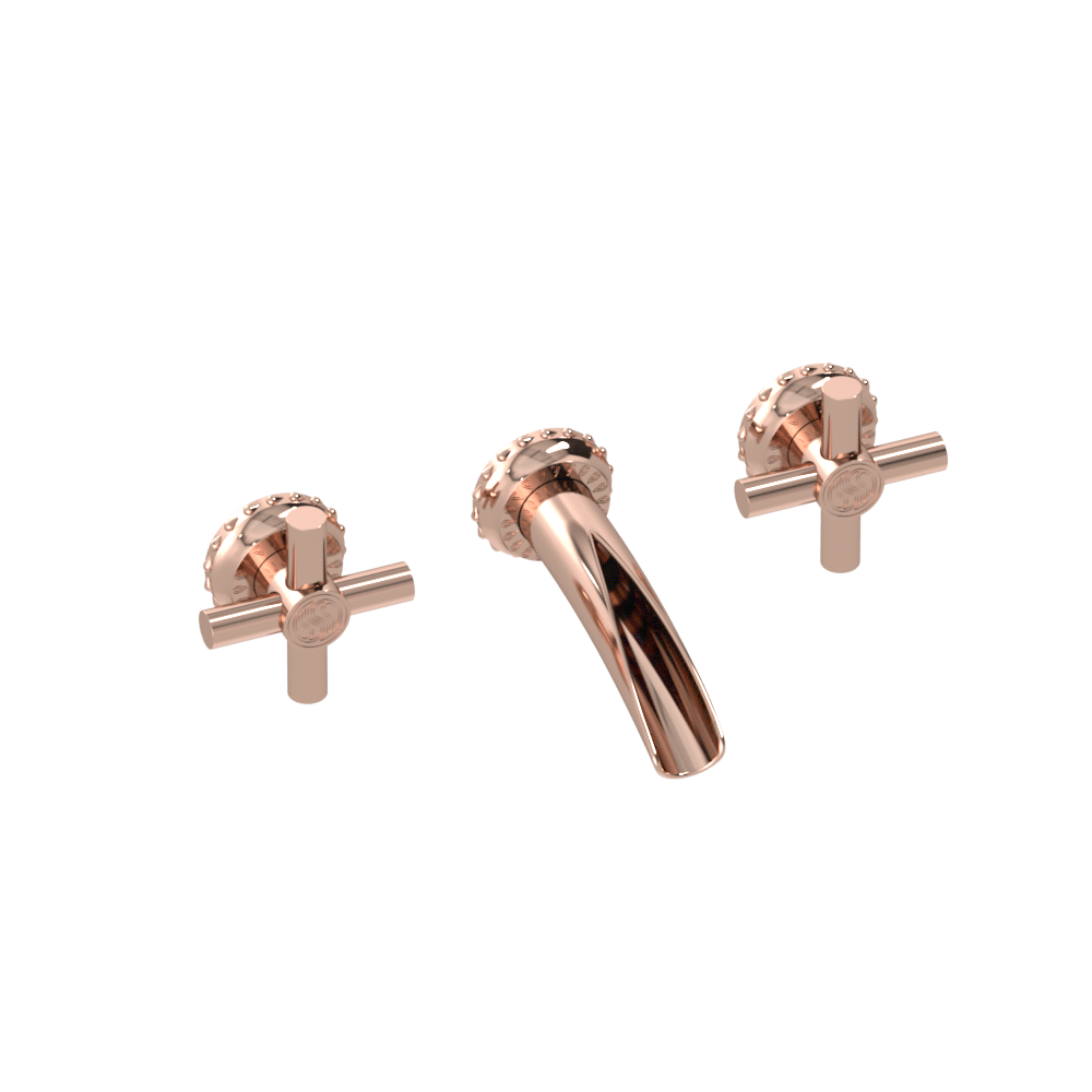 Purity Classic Quatro Waterfall Wall Mount Faucet Set