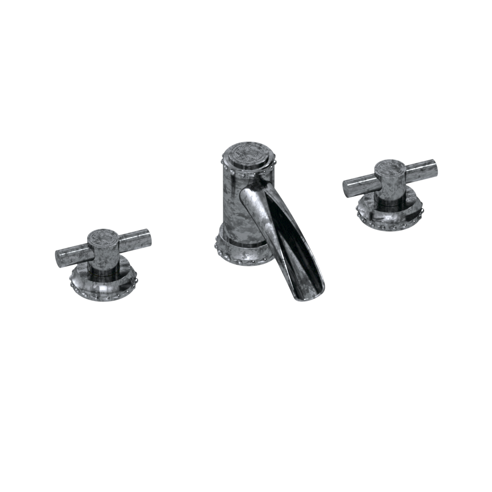 Purity Classic Duo Waterfall Deck Mount Faucet Set