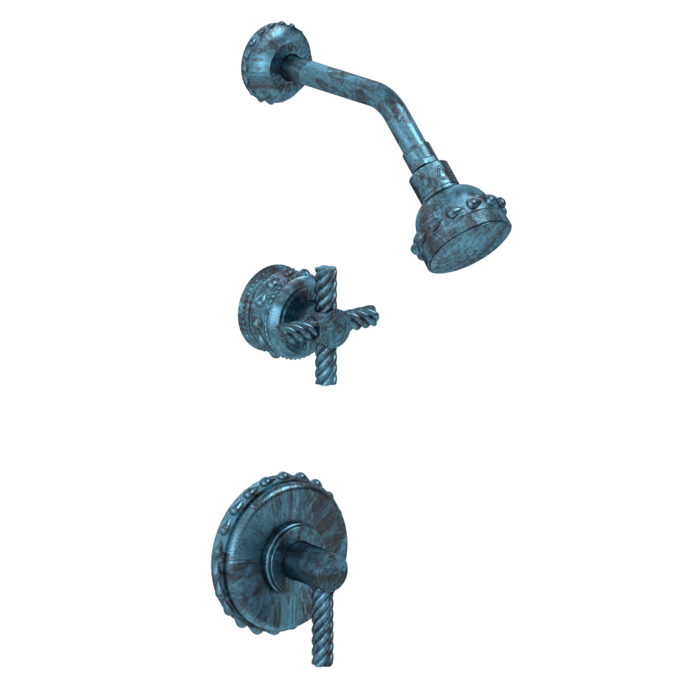 Eternity Shower Set with Unity Showerhead, Quatro Diverter, & Grand Thermo Shower Plate