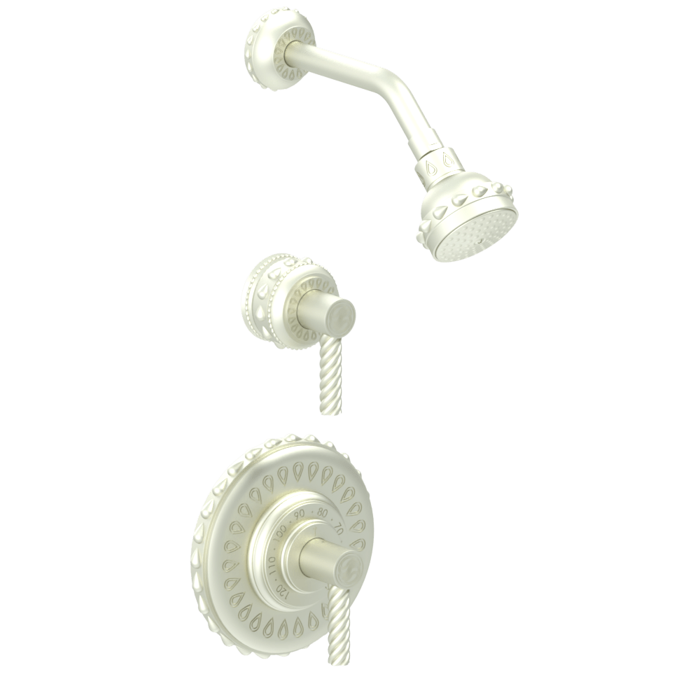 Eternity Shower Set with Unity Showerhead, Lever Diverter, & Royal Thermo Shower Plate