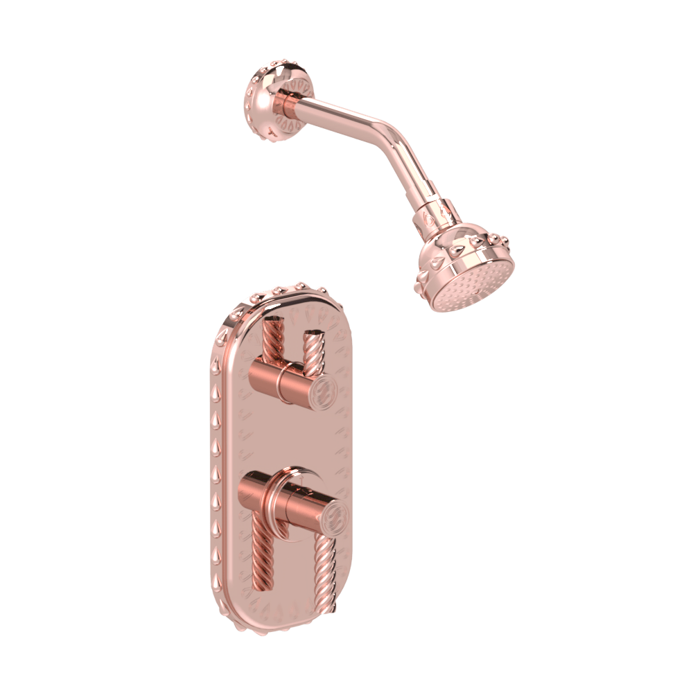 Eternity Shower Set with Unity Shower Head & Thermo Racetrack Shower Plate