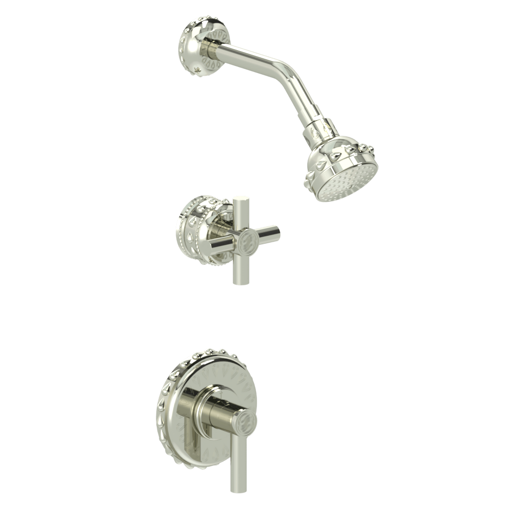 Purity Shower Set with Unity Showerhead, Quatro Diverter, & Grand Thermo Shower Plate