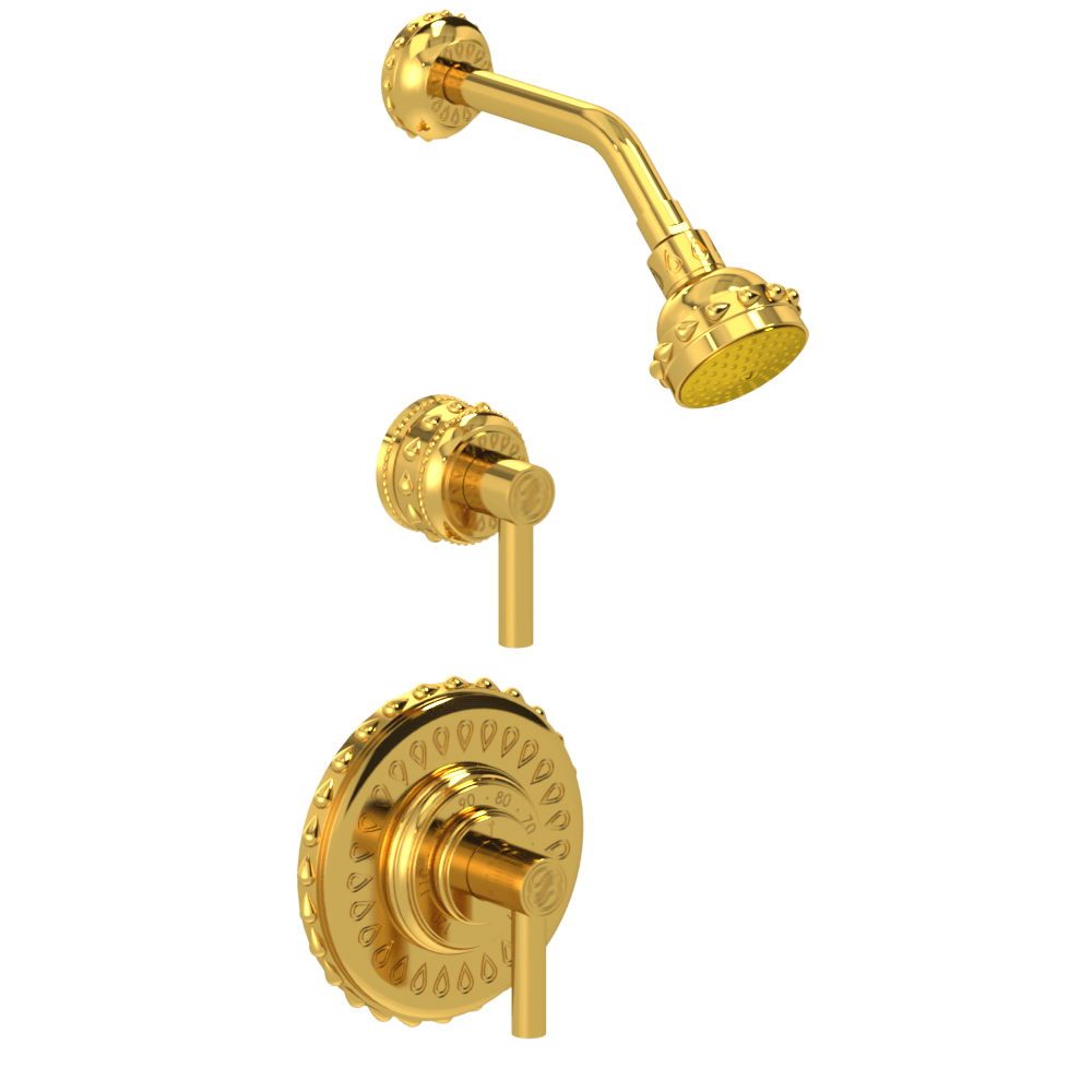 Purity Shower Set with Unity Showerhead, Lever Diverter, & Royal Thermo Shower Plate