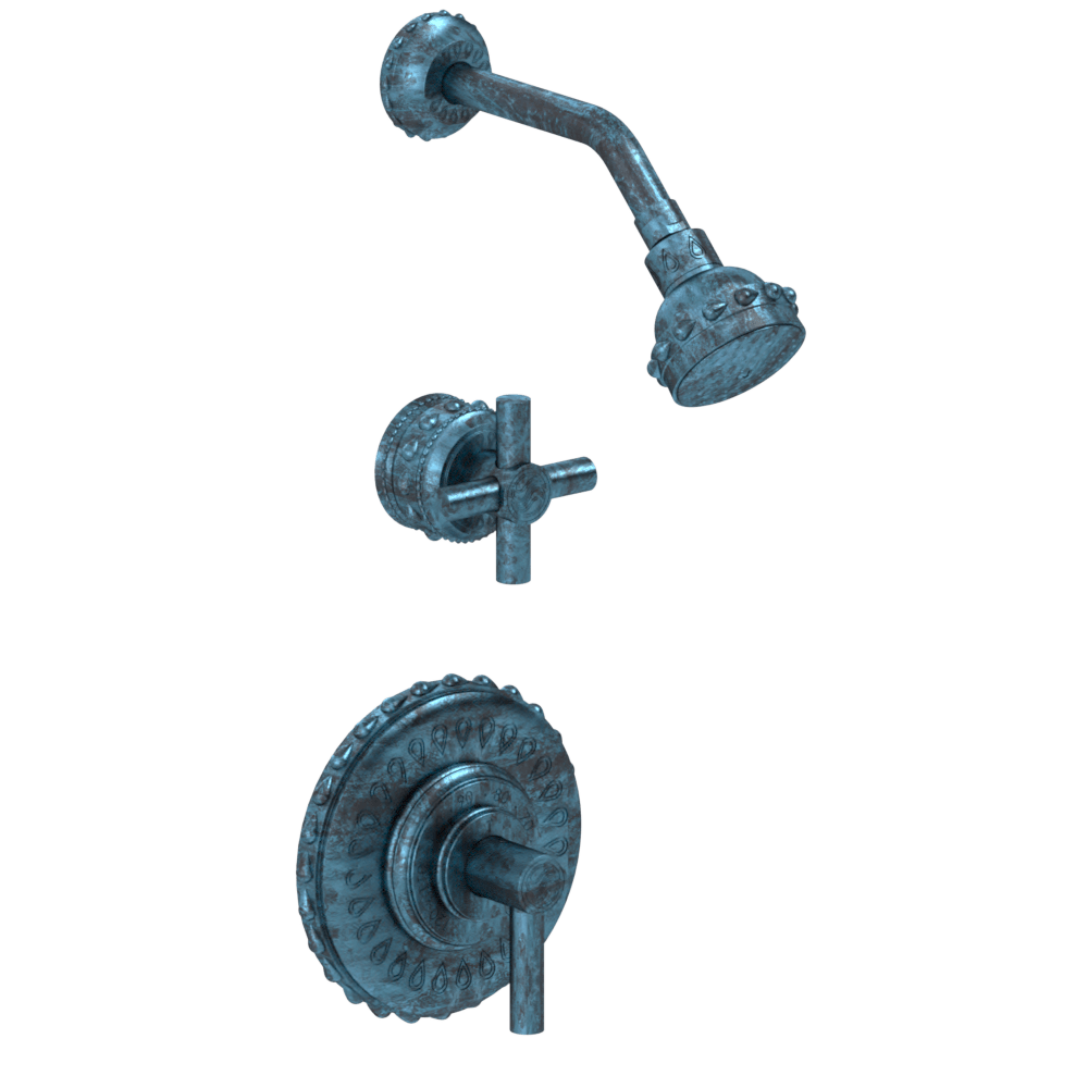 Purity Shower Set with Unity Showerhead, Quatro Diverter, & Royal Thermo Shower Plate