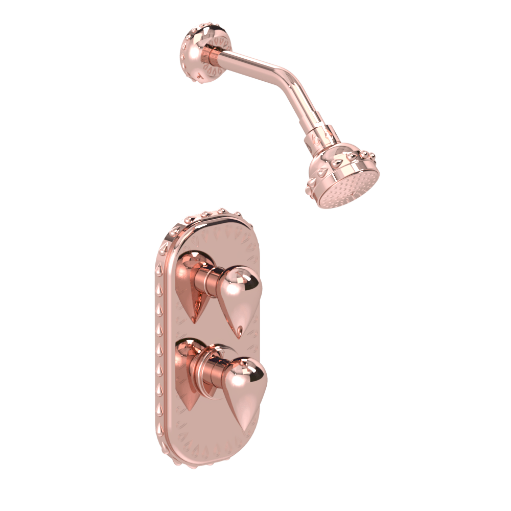 Serenity Shower Set with Unity Shower Head & Thermo Racetrack Shower Plate