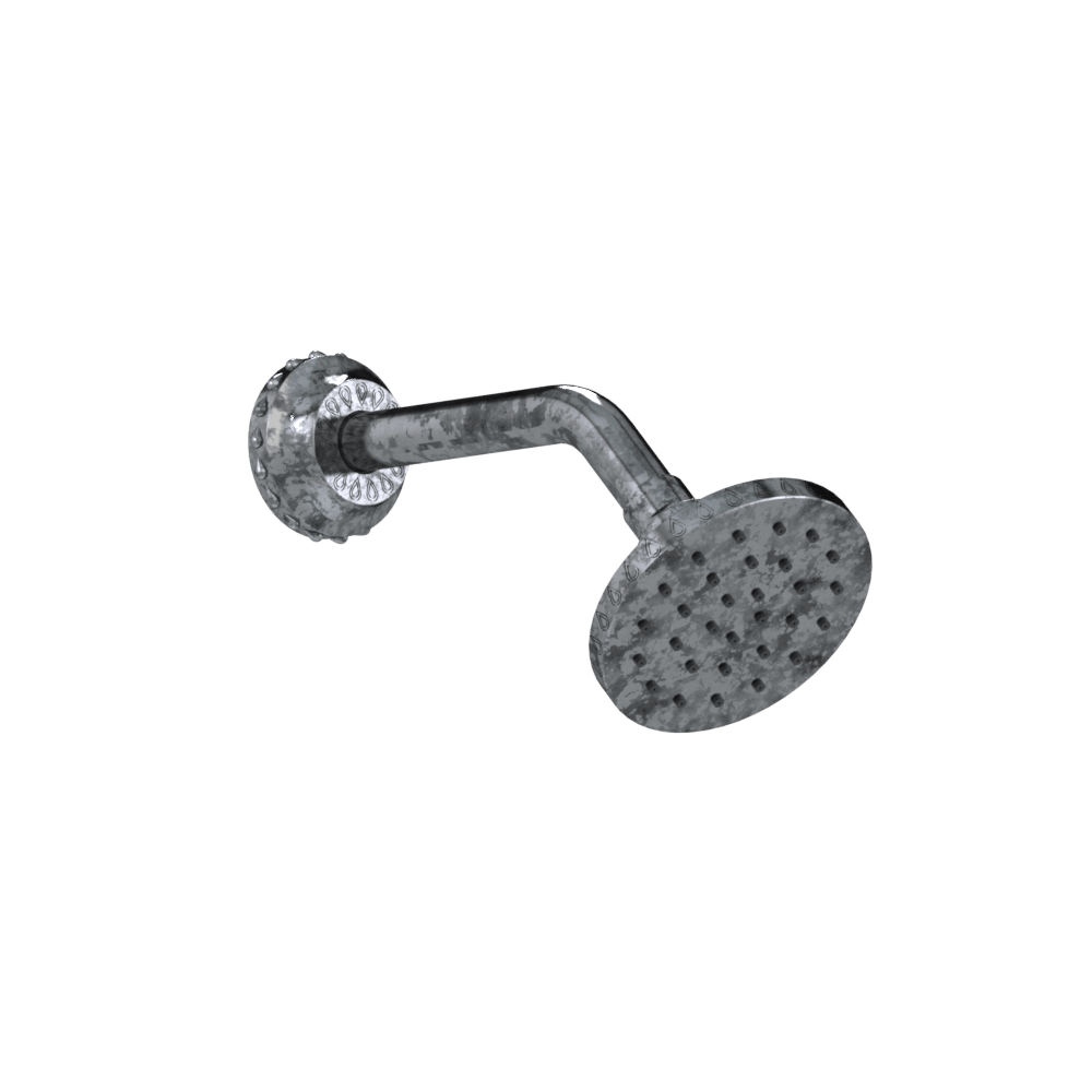 Unity 4" Round Showerhead with Swivel Easy Clean Jets