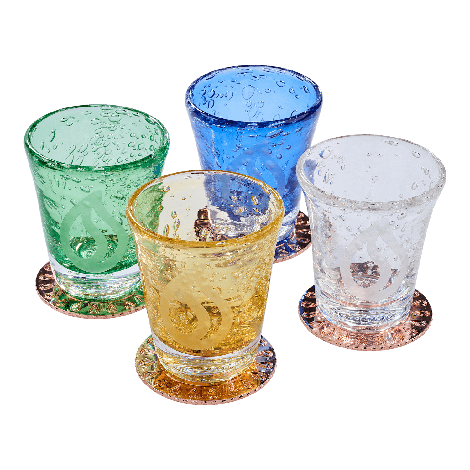 Royal Tumbler Set w/Coasters