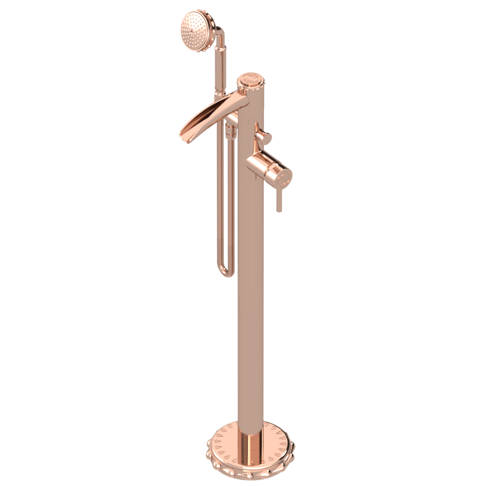 Purity Waterfall Floor Mount Tub Filler