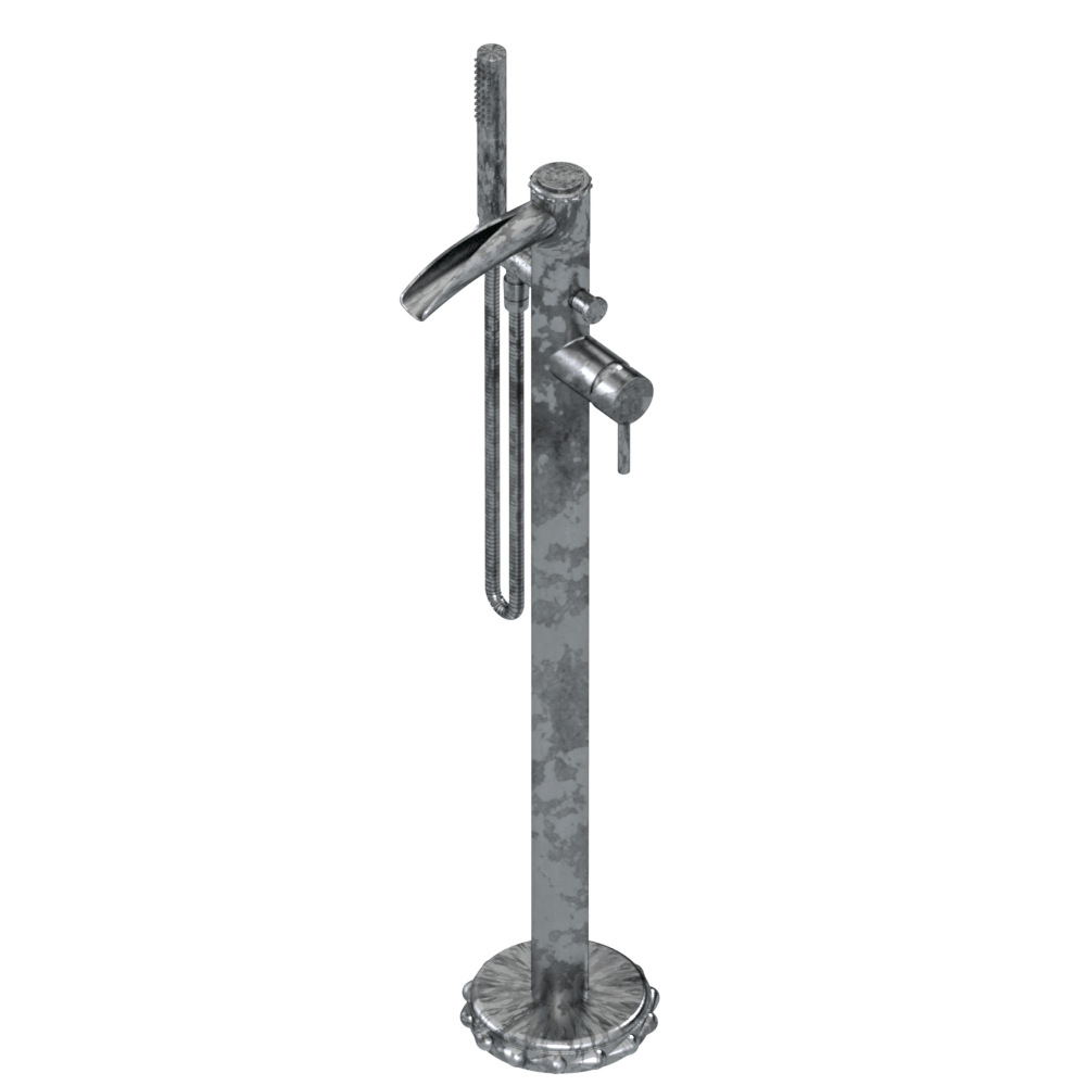 Unity Waterfall Floor Mount Tub Filler