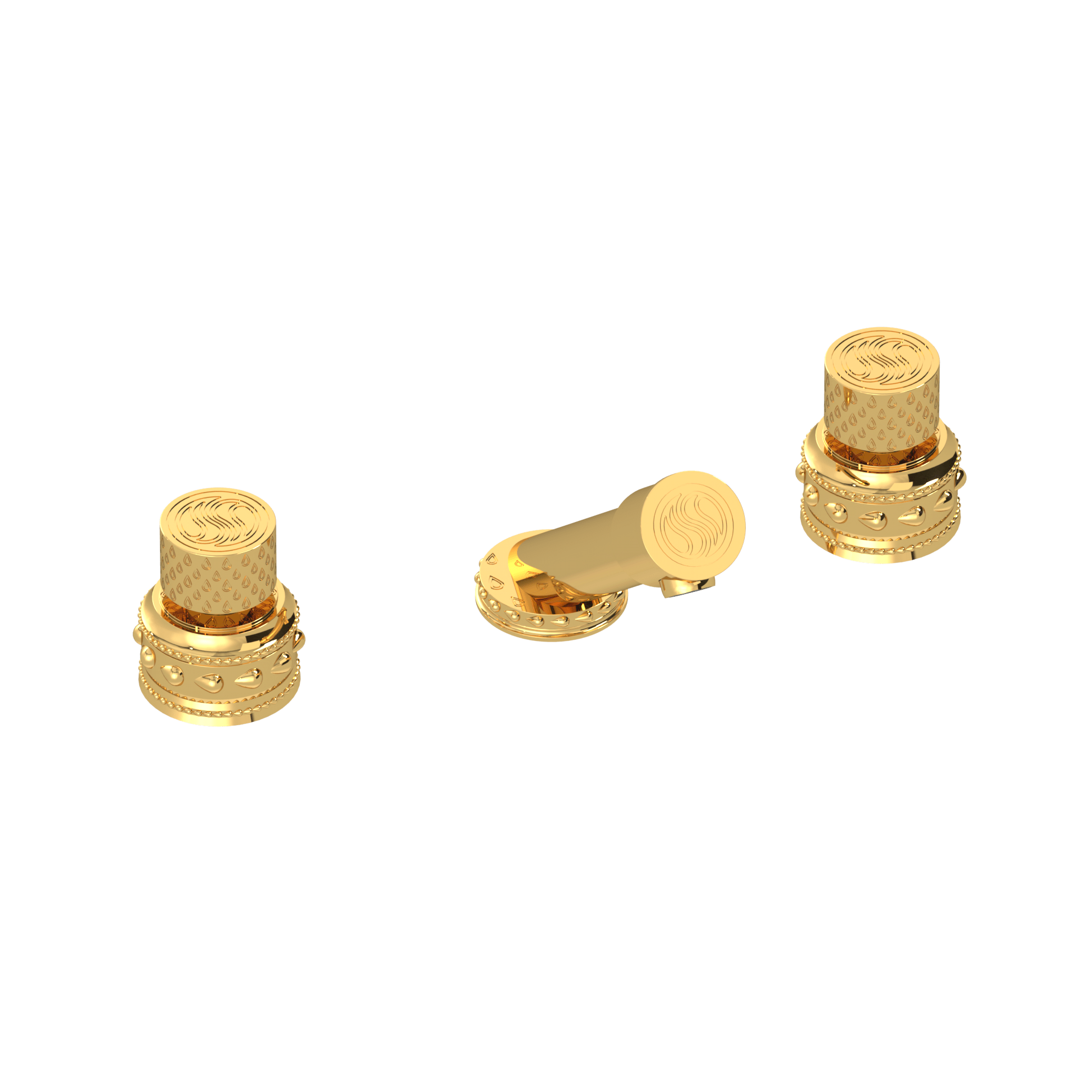 Unity Grand Knob Signature Deck Mount Faucet Set