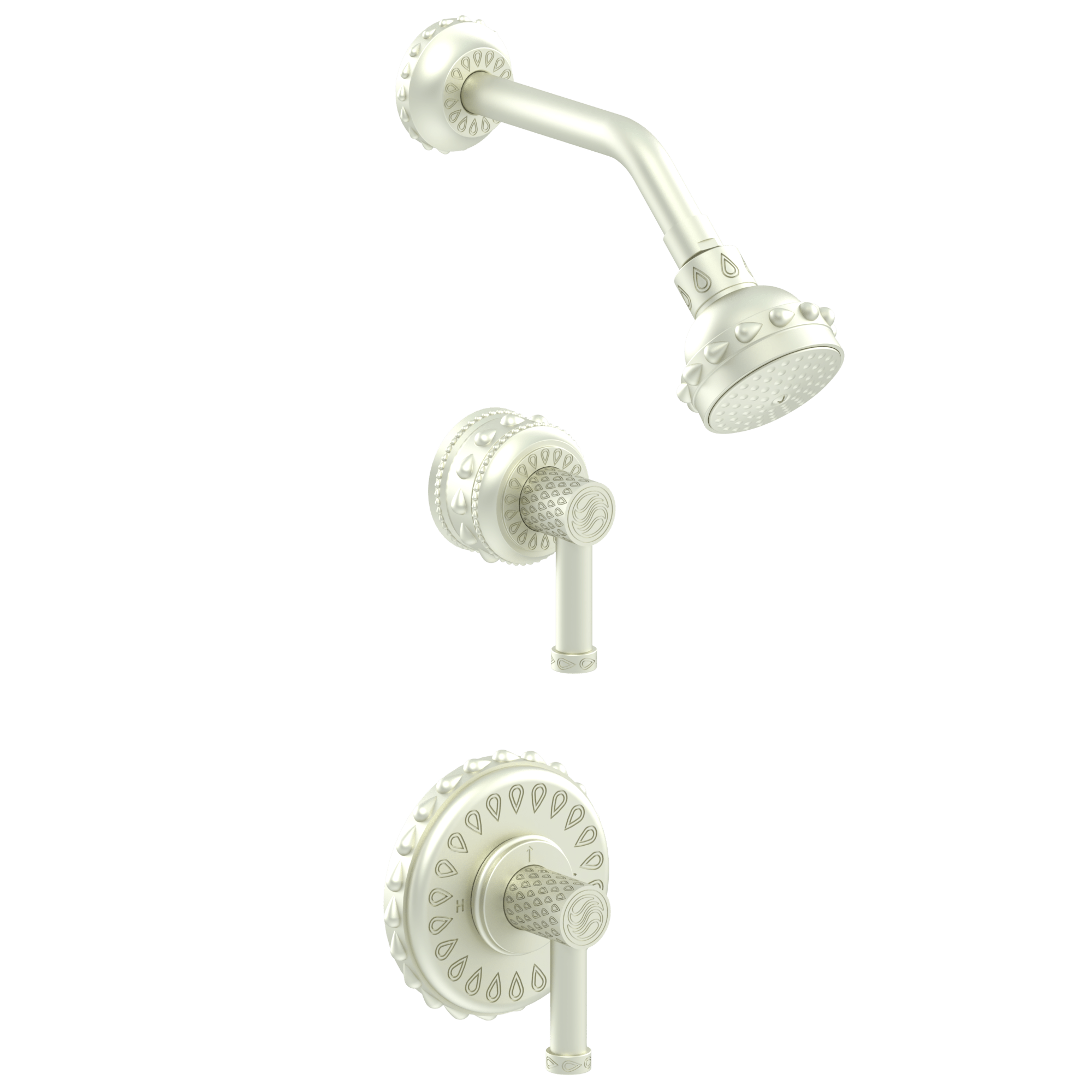 Unity Shower Set with Unity Showerhead, Diverter, & Grand Thermo Shower Plate