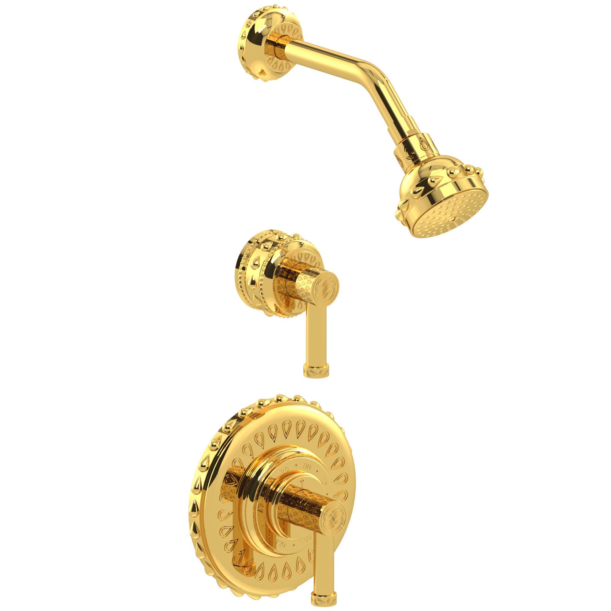 Unity Shower Set with Unity Showerhead, Diverter, & Royal Thermo Shower Plate