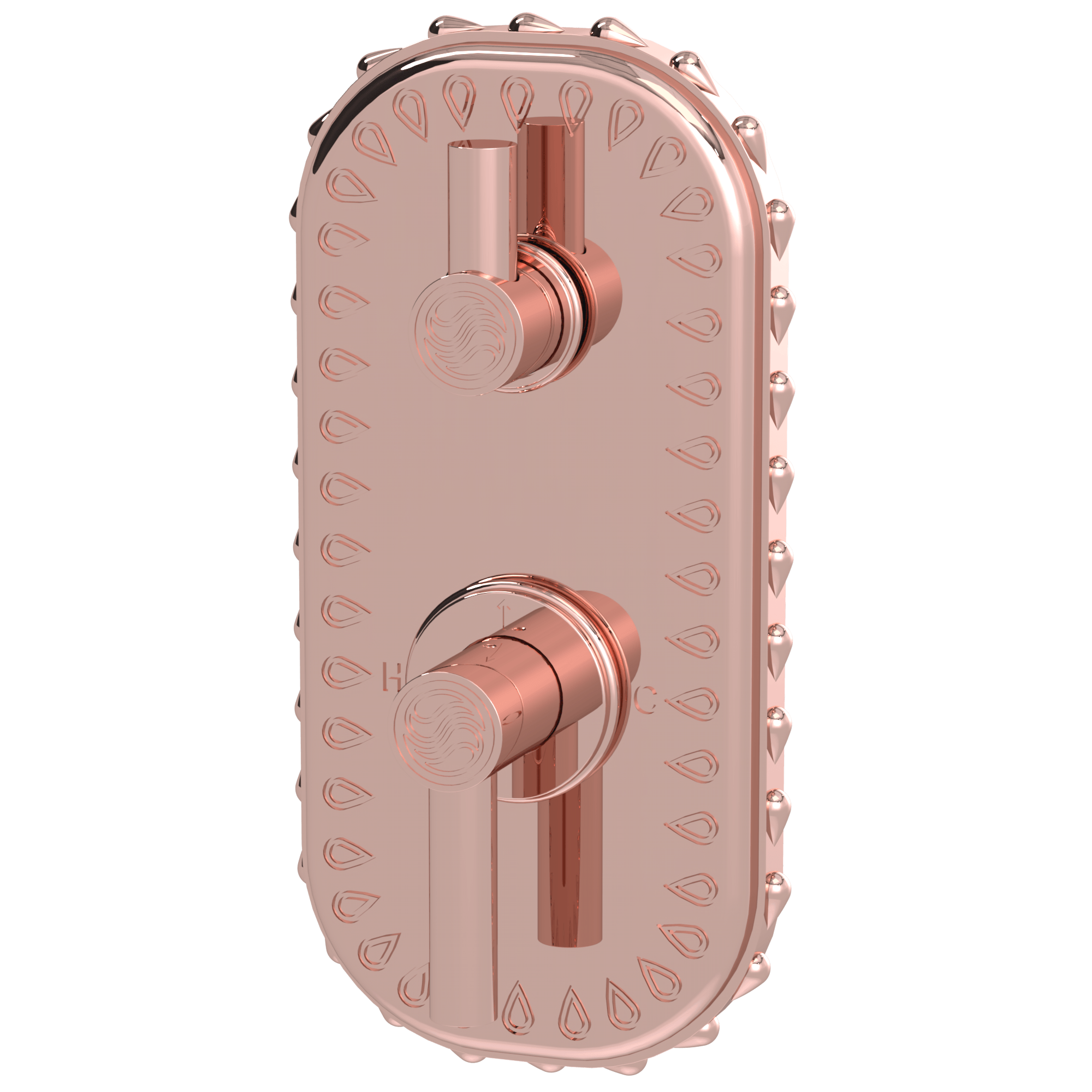 Purity Grand Lever Racetrack Shower Plate