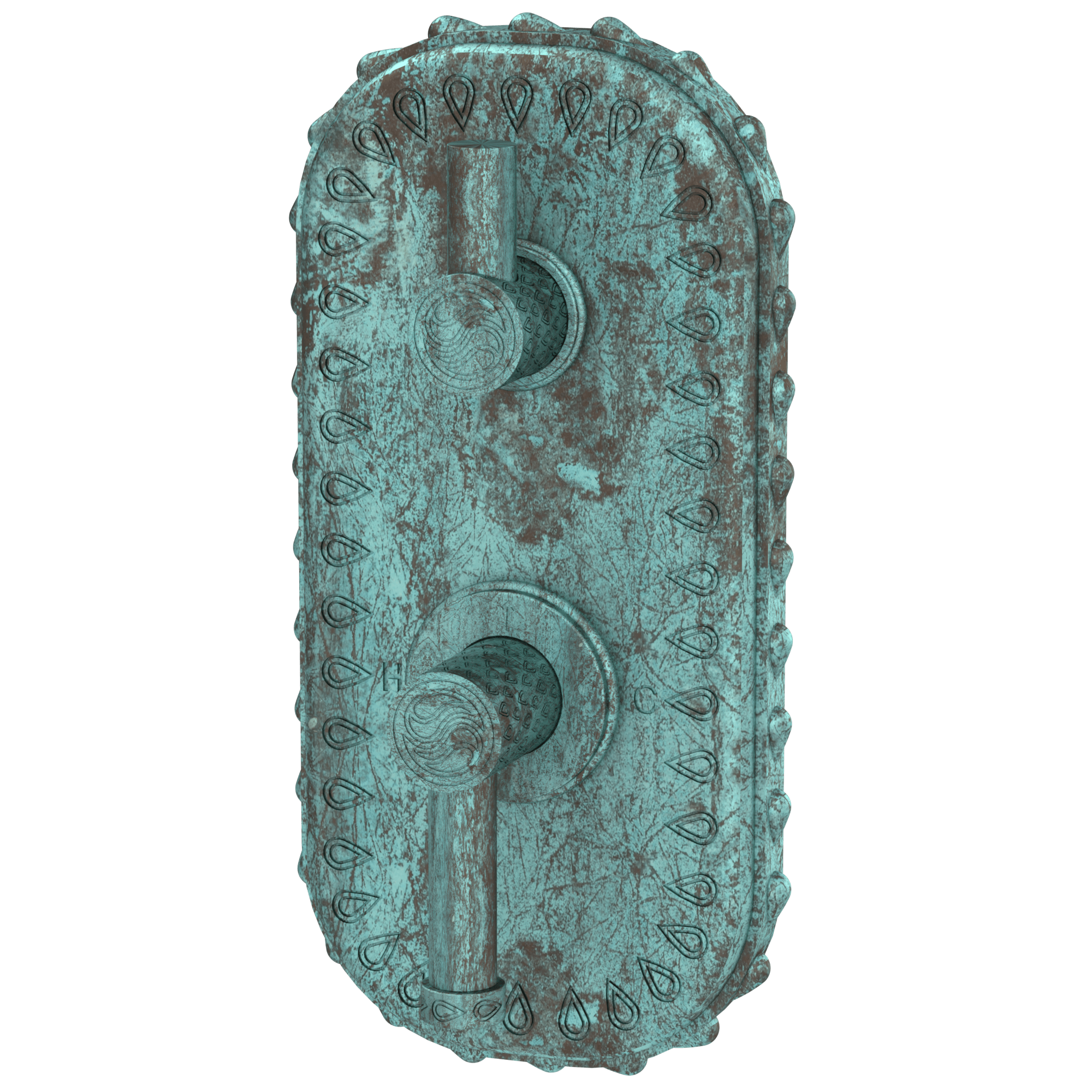 Unity Grand Lever Racetrack Shower Plate