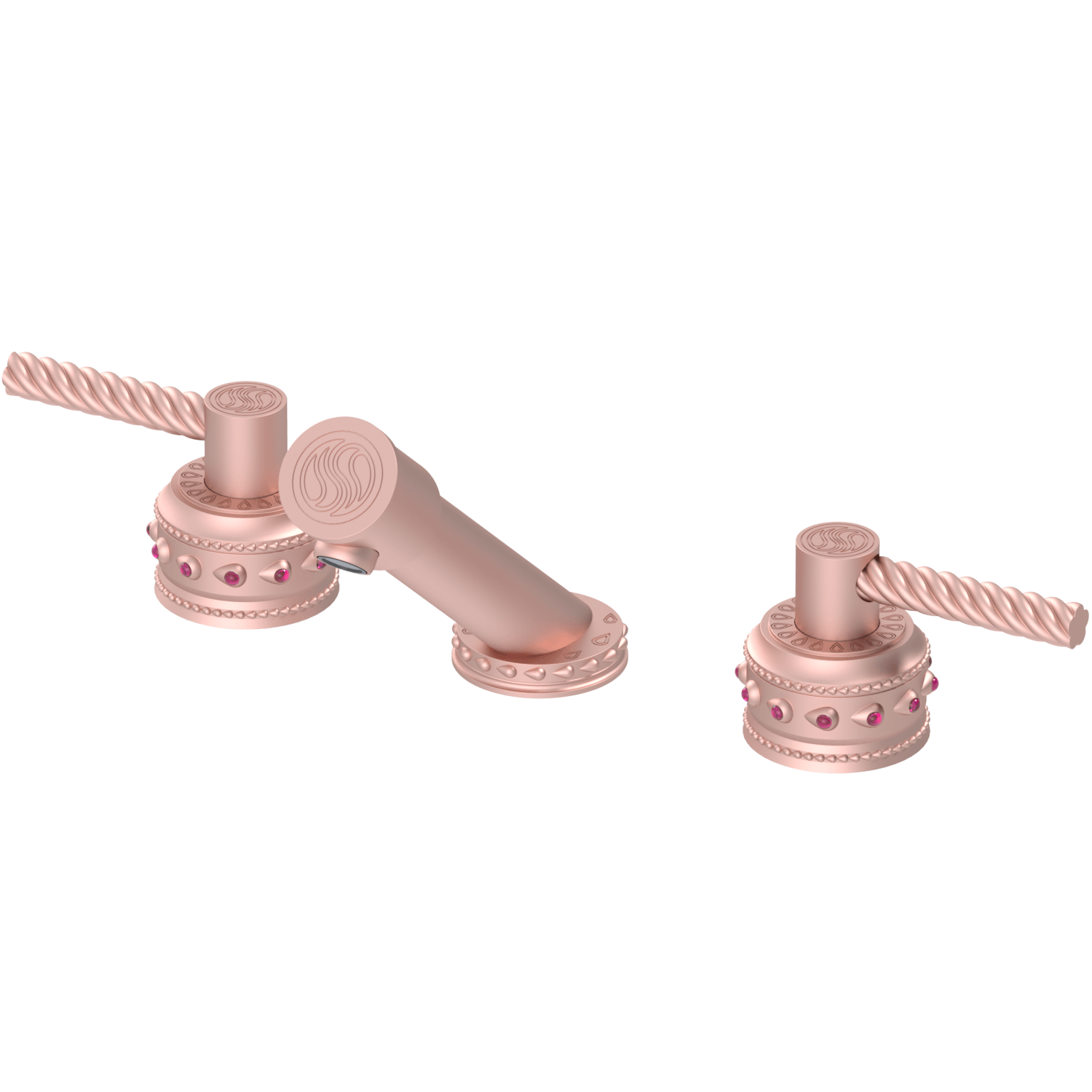 Bejeweled Eternity Grand Lever Signature Deck Mount Faucet Set