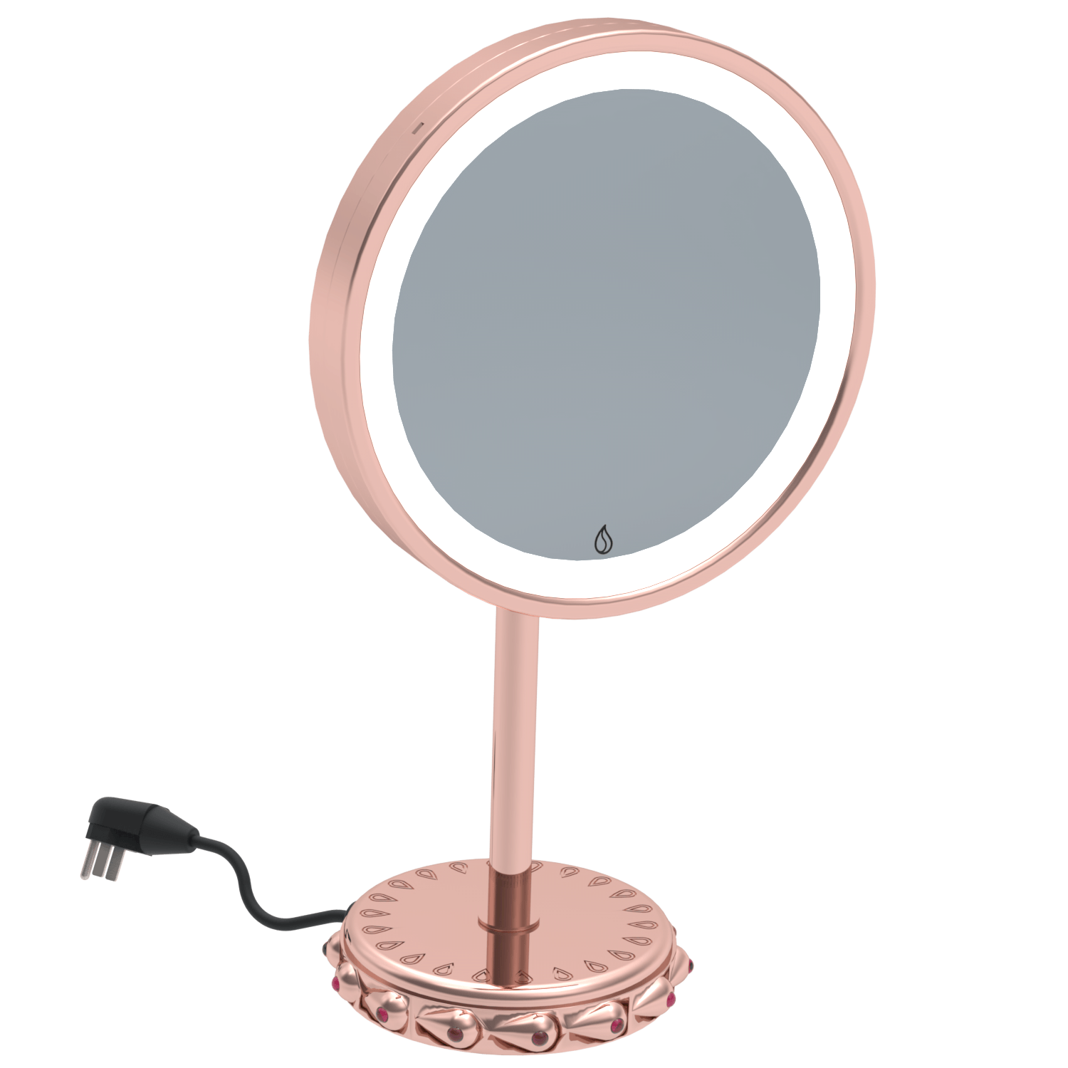 Bejeweled Royal Illuminated Magnifying Vanity Mirror