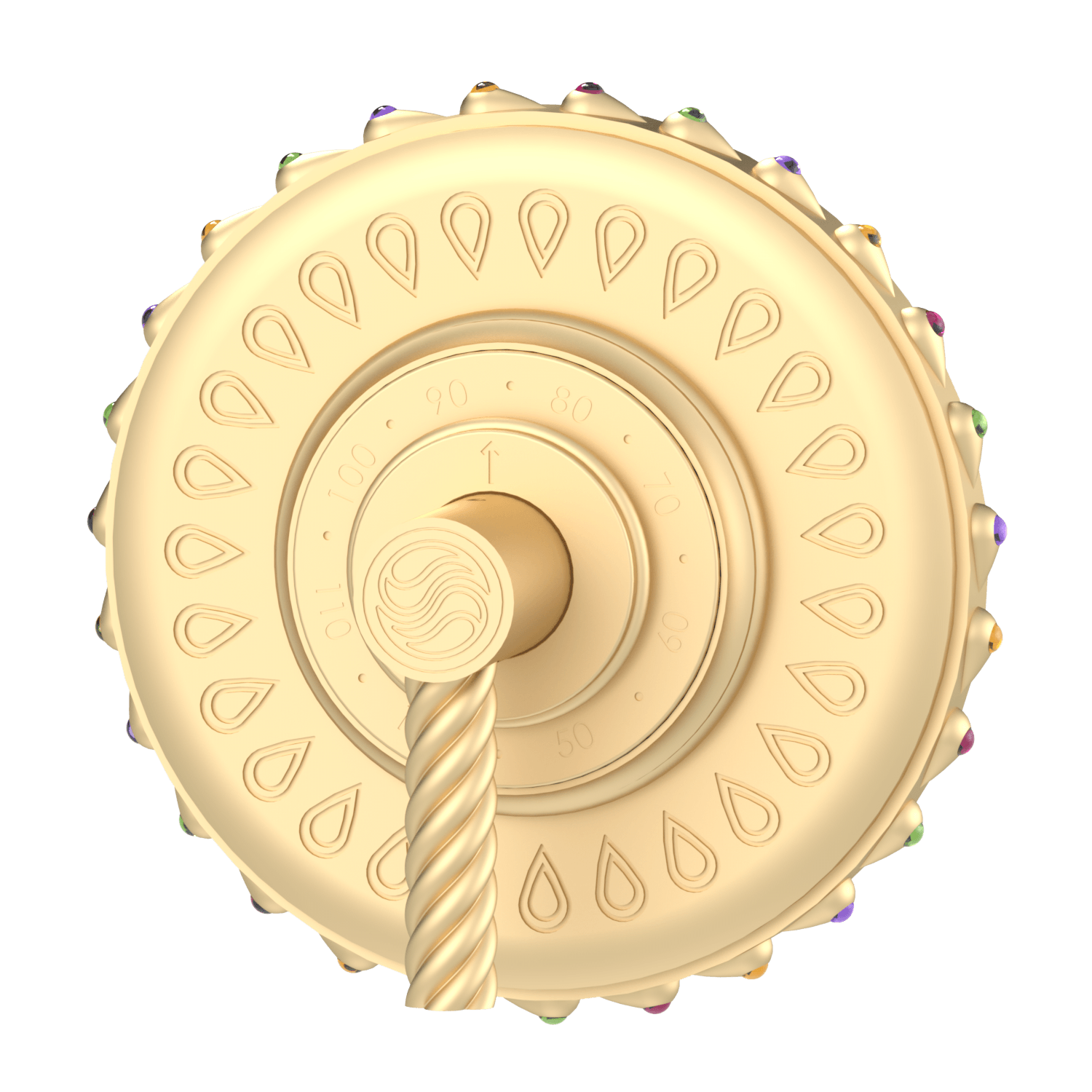 Bejeweled Eternity Royal Thermo Shower Plate