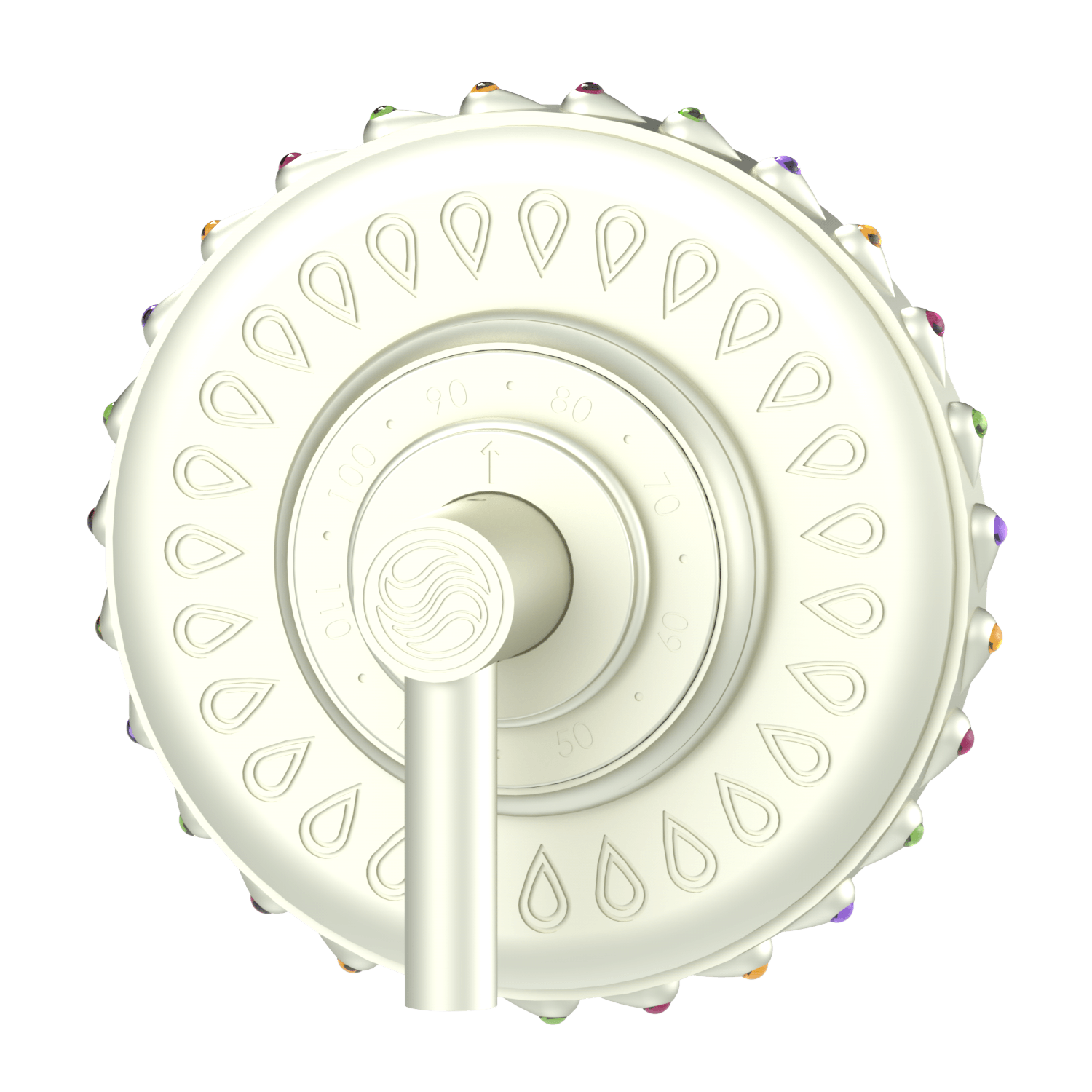 Bejeweled Purity Royal Thermo Shower Plate