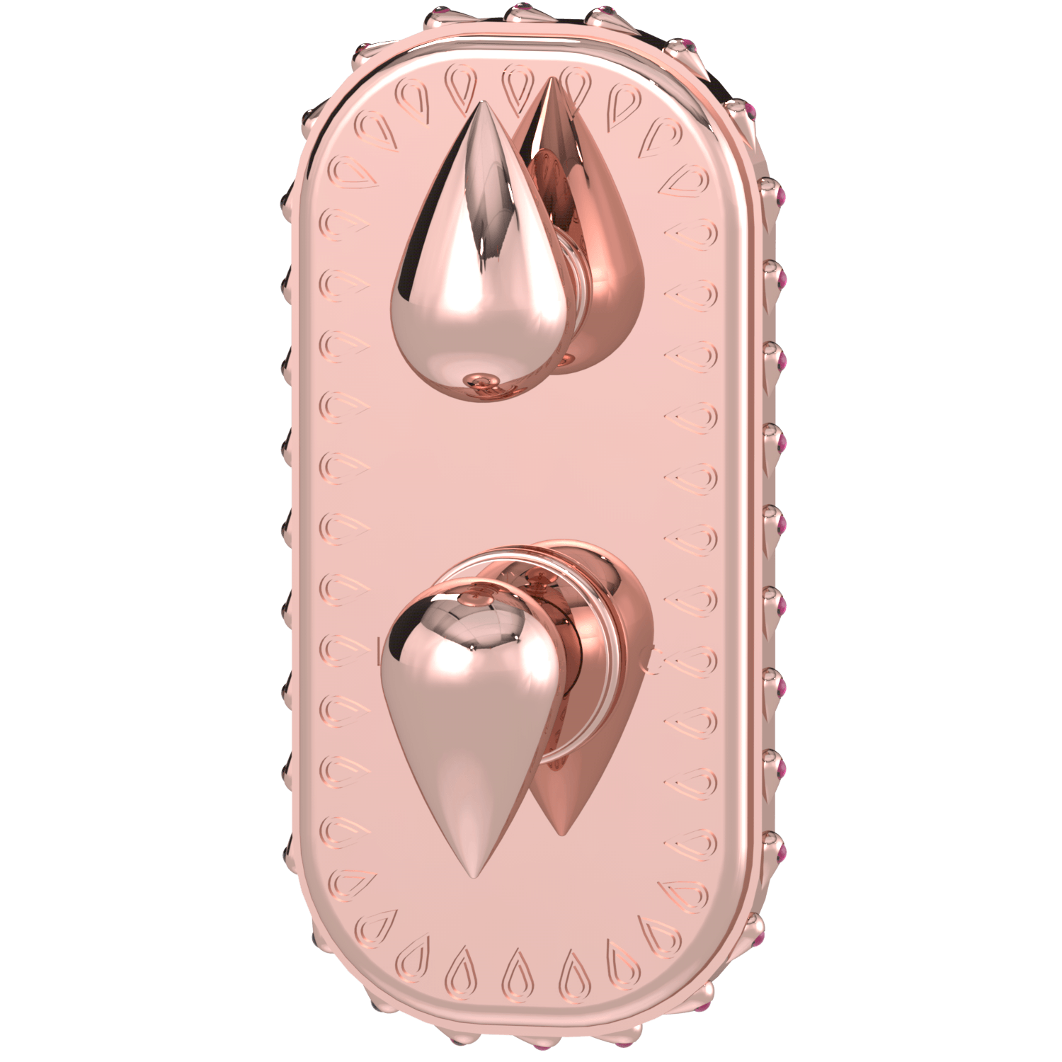 Bejeweled Serenity Grand Racetrack Shower Plate