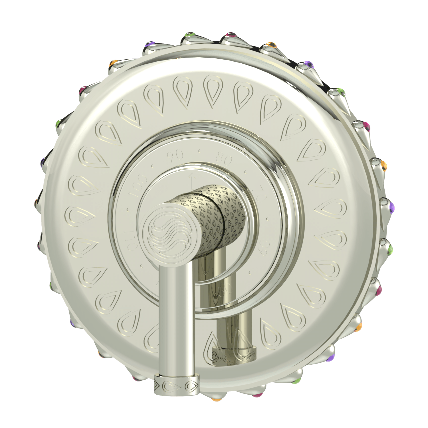 Bejeweled Unity Royal Thermo Shower Plate